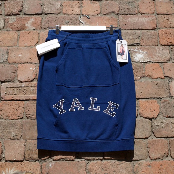 [New] Raf Simons x Calvin Klein 205W39NYC 'Yale' Logo Skirt - Picture 1 of 5